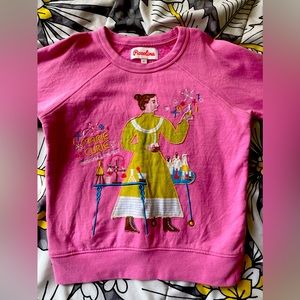 Piccolina size 6 girls Marie curie sweatshirt
